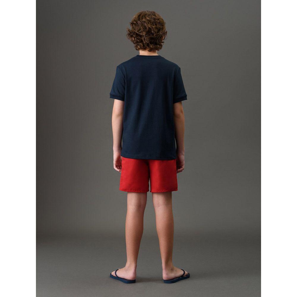 Camiseta Menino Malhão Com Punhos Calvin Klein Jeans - Marinho - 2