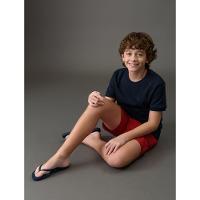 Camiseta Menino Malhão Com Punhos Calvin Klein Jeans - Marinho - 5