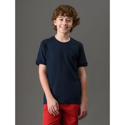 Camiseta Menino Malhão Com Punhos Calvin Klein Jeans - Marinho