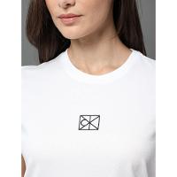 Camiseta Feminina Rubber Patch Calvin Klein - Branco