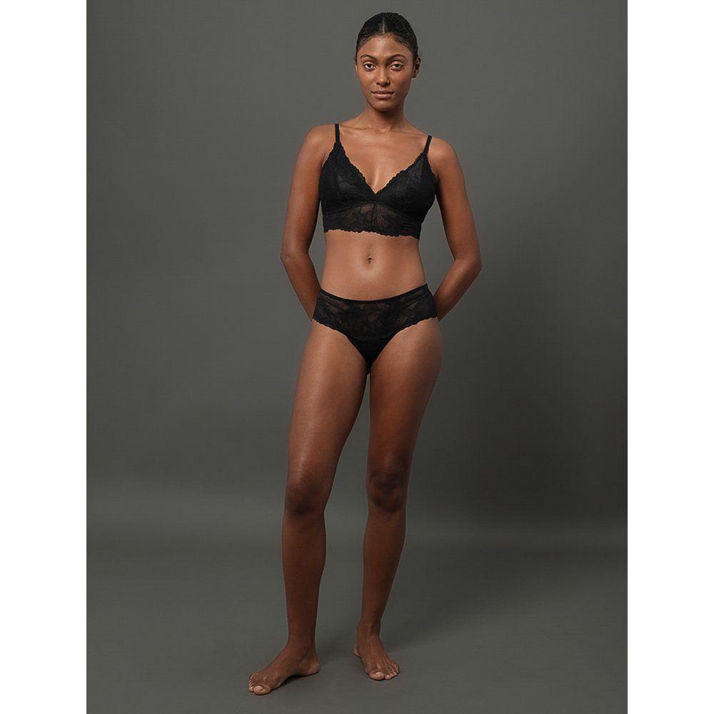 Sutiã Triângulo Bridal Lace Calvin Klein Underwear - Preto - 1