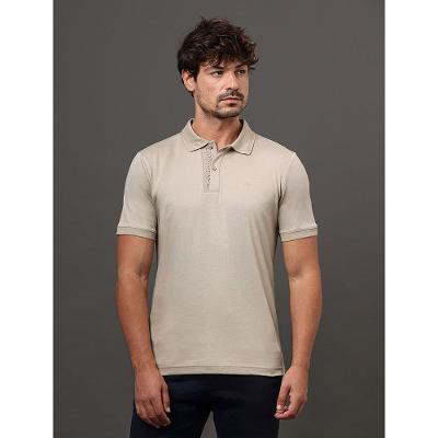 Polo Masculina Liquid Touch Calvin Klein - Areia