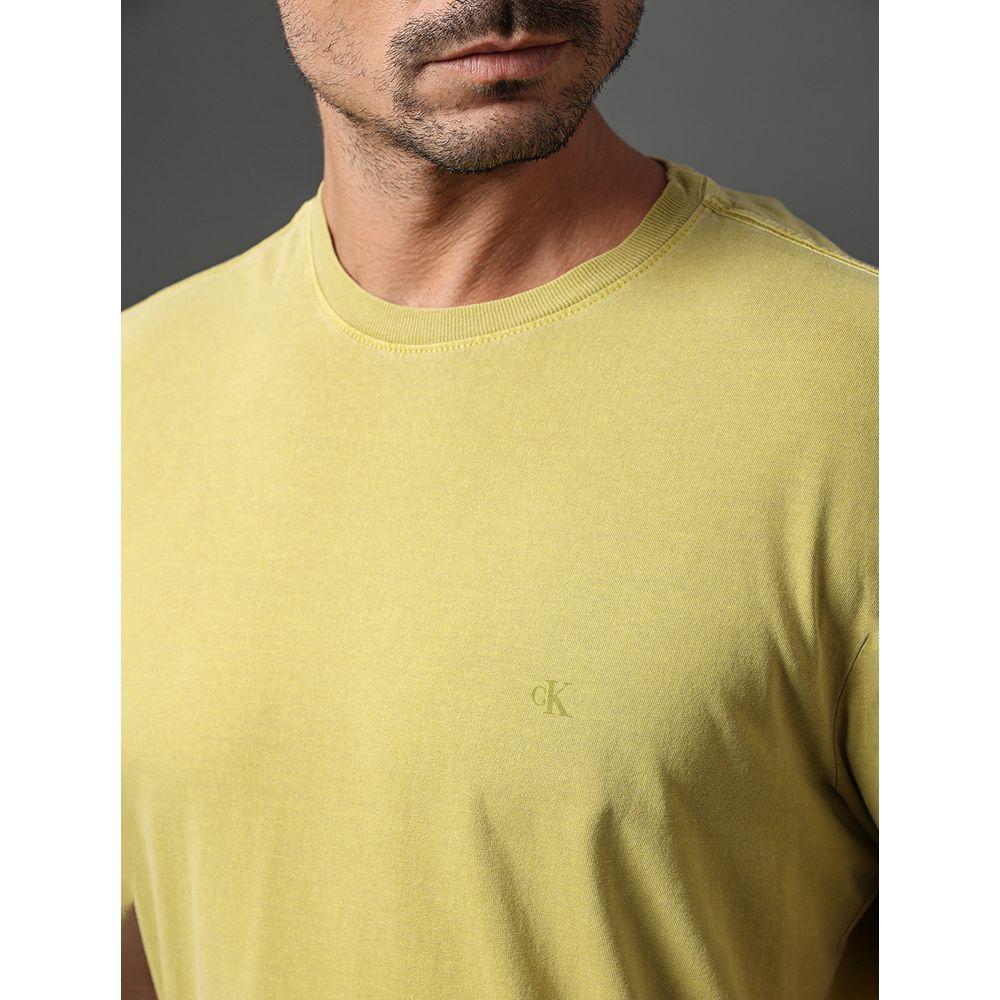 Camiseta Masculina Monogram Pigmento Calvin Klein Jeans - Verde Pistache - 4