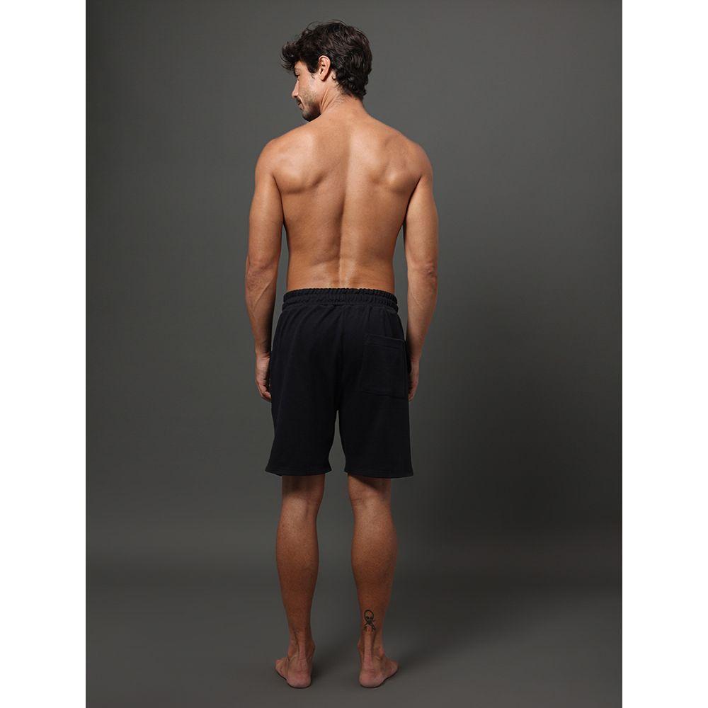 Bermuda Masculina Bolsos Suedine Calvin Klein Underwear - Preto - 2