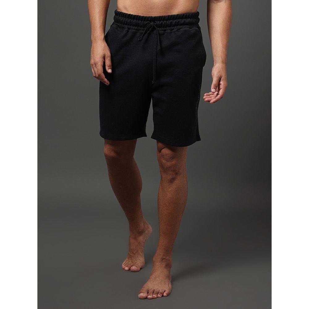 Bermuda Masculina Bolsos Suedine Calvin Klein Underwear - Preto - 1