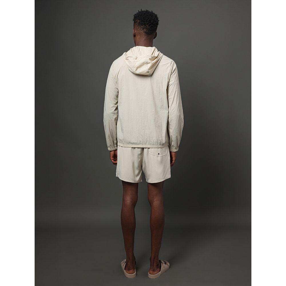 Jaqueta Masculina Corta Vento Calvin Klein Jeans - Caqui Claro - 2