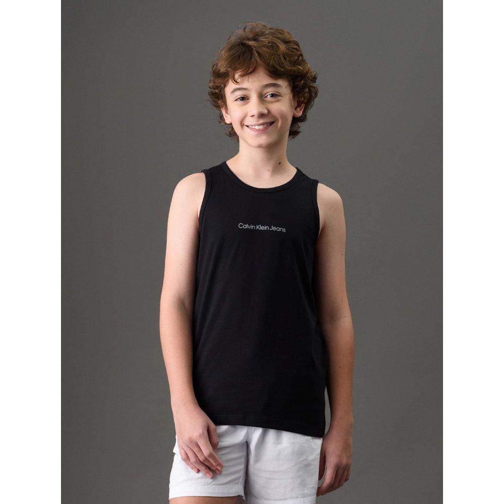 Regata Menino No Boundaries Calvin Klein Jeans - Preto - 1