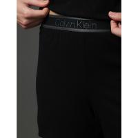 Pijama Feminino Camiseta e Short Canelado Calvin Klein Underwear - Preto