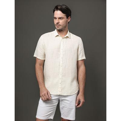 Camisa Masculina Cannes Linen Calvin Klein - Amarelo Manteiga