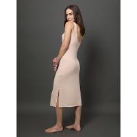 Camisola Feminina Cavada Fendas Viscolight Calvin Klein Underwear - Nude - 4