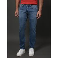 Calça Jeans Masculina Slim Moletom Calvin Klein - Azul Médio - 1