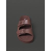 Chinelo Masculino Slide Duas Fivelas Calvin Klein Jeans - Marrom - 4