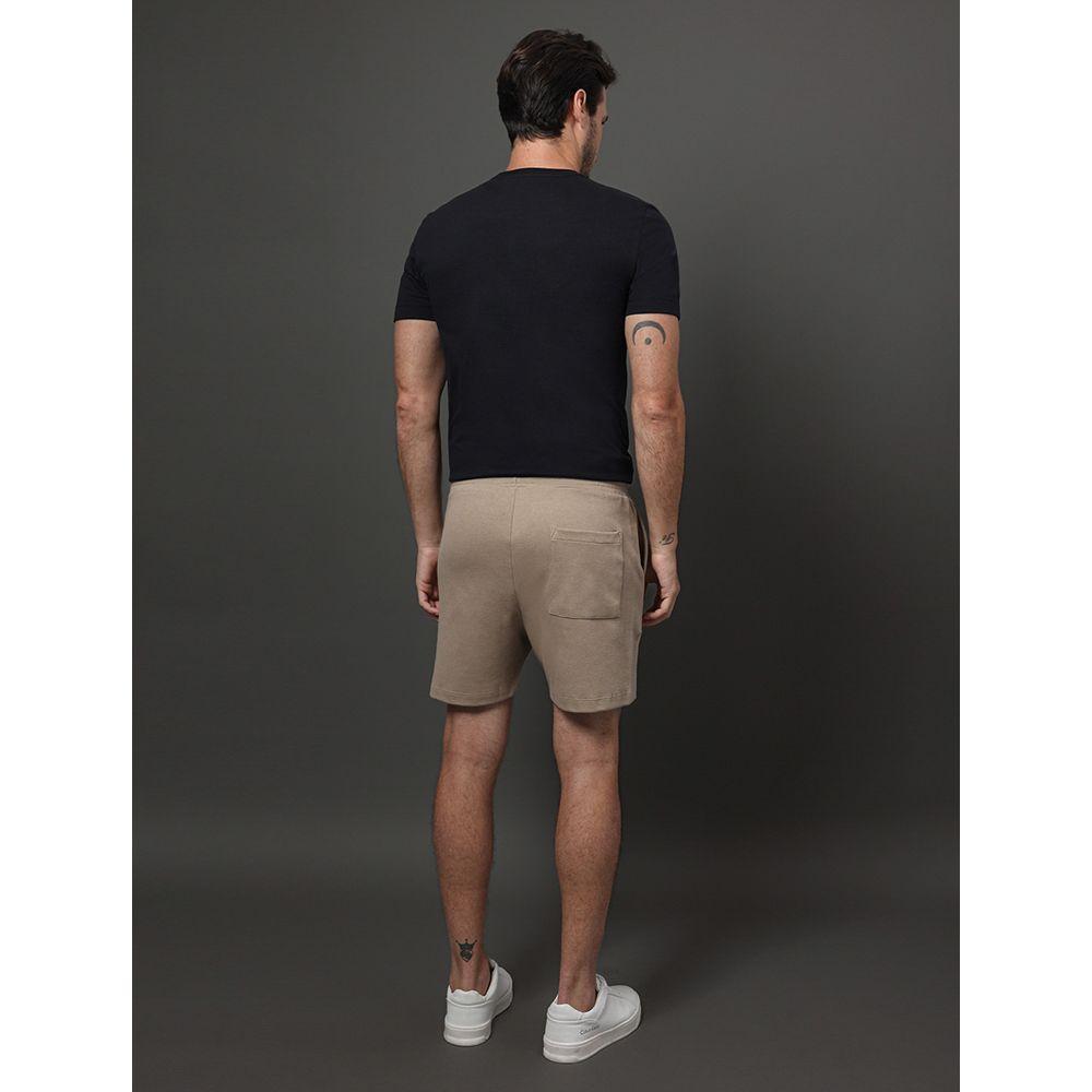 Bermuda Masculina Moletom Jogger Calvin Klein - Caqui Medio - 2