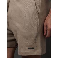 Bermuda Masculina Moletom Jogger Calvin Klein - Caqui Medio