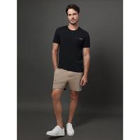 Bermuda Masculina Moletom Jogger Calvin Klein - Caqui Medio - 5