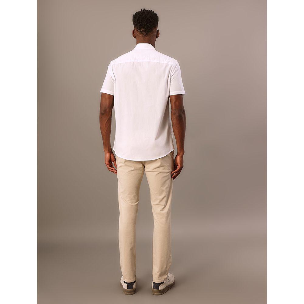 Camisa Mc Ckj Basica Logo No Peito - Branco 2 - 7