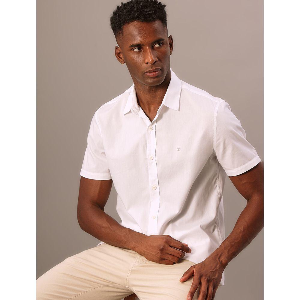 Camisa Mc Ckj Basica Logo No Peito - Branco 2 - 10