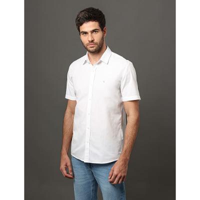 Camisa Mc Ckj Basica Logo No Peito - Branco 2