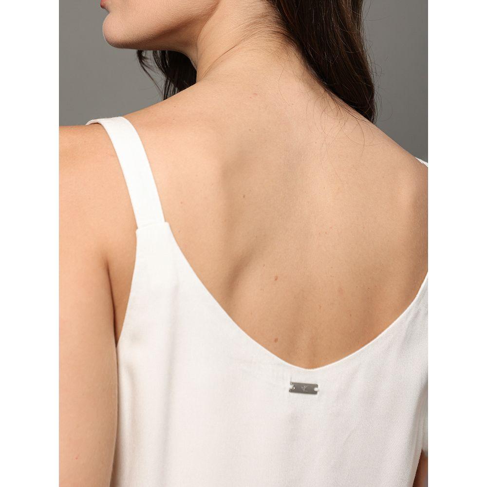 Top Feminino Meia Argola Calvin Klein Jeans - Off White - 4