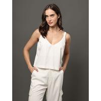 Top Feminino Meia Argola Calvin Klein Jeans - Off White - 5