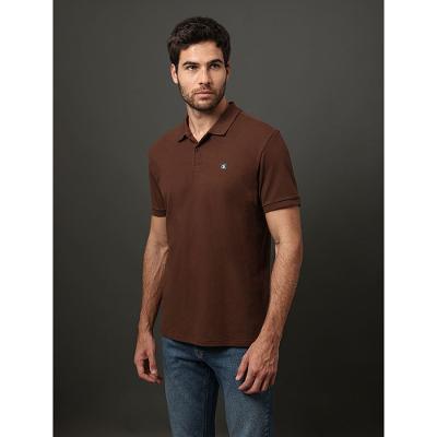 Polo Masculina Premium Calvin Klein Jeans - Marrom