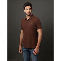 Polo Masculina Premium Calvin Klein Jeans - Marrom - 1
