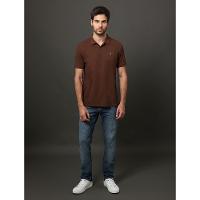 Polo Masculina Premium Calvin Klein Jeans - Marrom - 3
