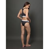 Calcinha Tanga Estampada Modern Cotton Calvin Klein Underwear - Preto