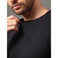 Camiseta Masculina Ribana Logo Monogram Calvin Klein Jeans - Preto