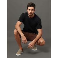 Camiseta Masculina Ribana Logo Monogram Calvin Klein Jeans - Preto - 5