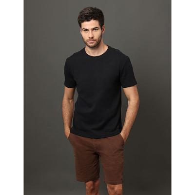 Camiseta Masculina Ribana Logo Monogram Calvin Klein Jeans - Preto