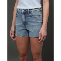 Shorts Jeans Feminino Barras a Fio Calvin Klein Jeans - Azul Claro - 1