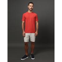 Camiseta Masculina Flamê Com Bolso Calvin Klein Jeans - Vermelho - 3