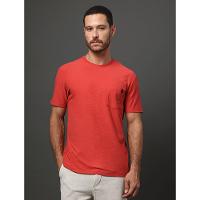 Camiseta Masculina Flamê Com Bolso Calvin Klein Jeans - Vermelho - 5
