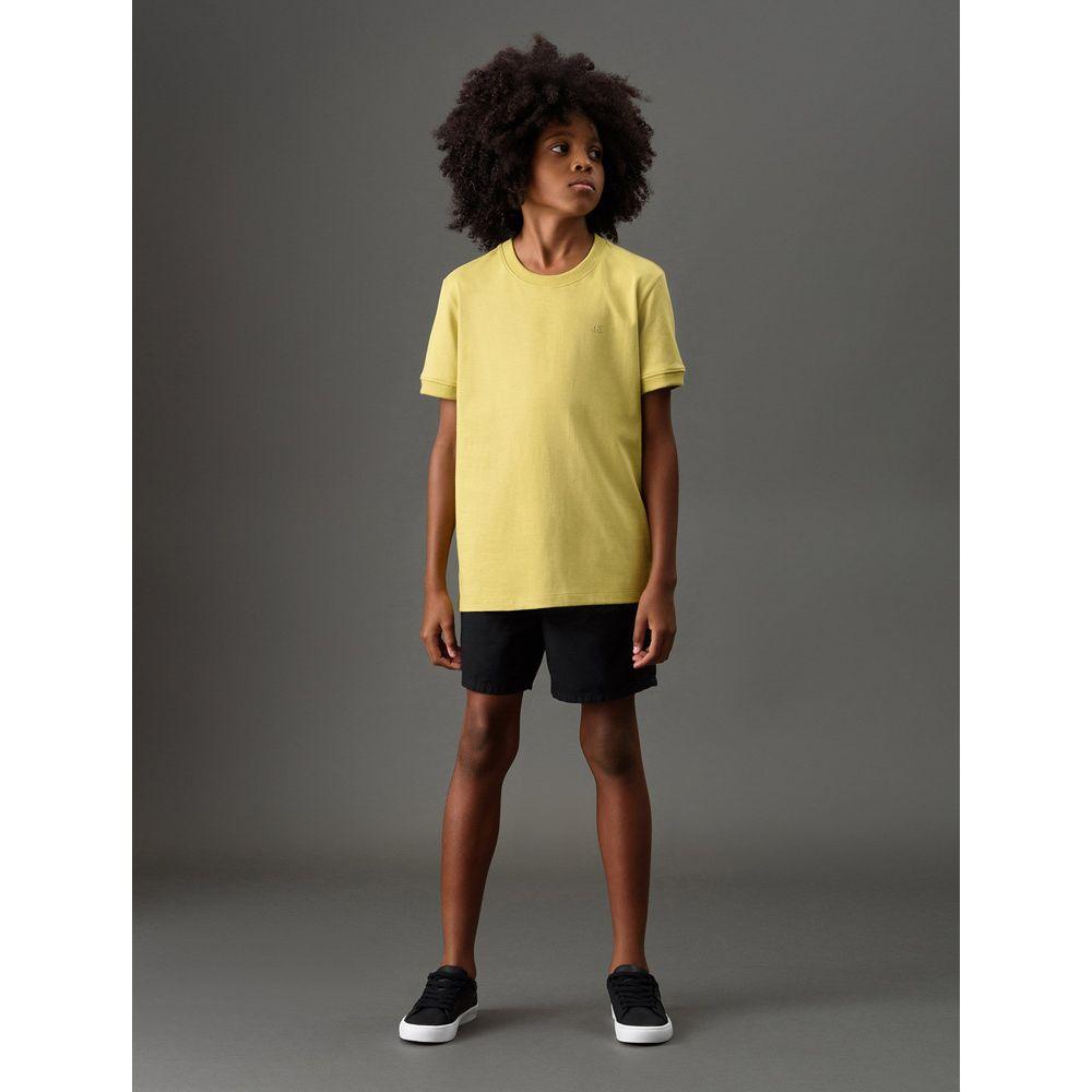 Camiseta Menino Malhão Com Punhos Calvin Klein Jeans - Verde Pistache - 3