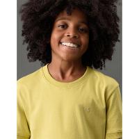 Camiseta Menino Malhão Com Punhos Calvin Klein Jeans - Verde Pistache