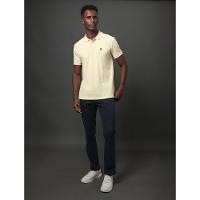 Polo Masculina Premium Calvin Klein Jeans - Amarelo Manteiga - 3