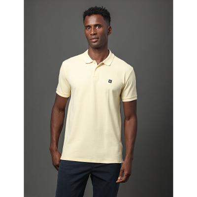 Polo Masculina Premium Calvin Klein Jeans - Amarelo Manteiga