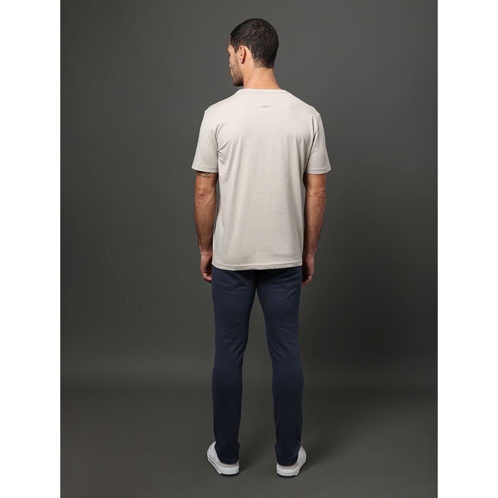 Camiseta Masculina Rubber Patch Calvin Klein Jeans - Caqui Claro - 2