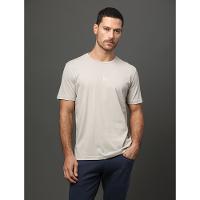 Camiseta Masculina Rubber Patch Calvin Klein Jeans - Caqui Claro - 1