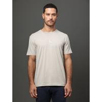 Camiseta Masculina Rubber Patch Calvin Klein Jeans - Caqui Claro - 5