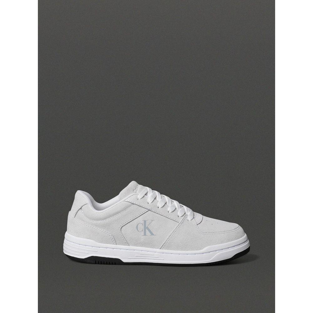 Tênis Masculino Court Camurça Calvin Klein Jeans - Off White - 1