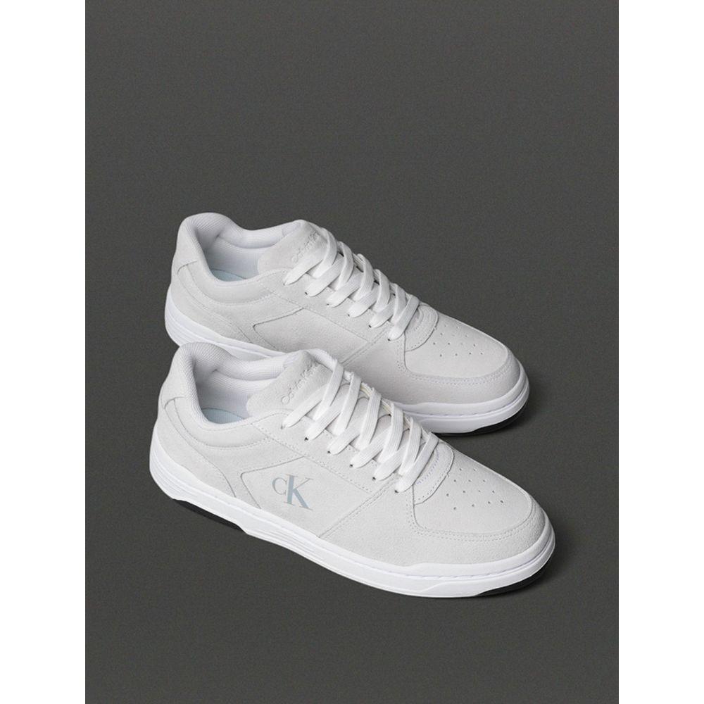 Tênis Masculino Court Camurça Calvin Klein Jeans - Off White - 3