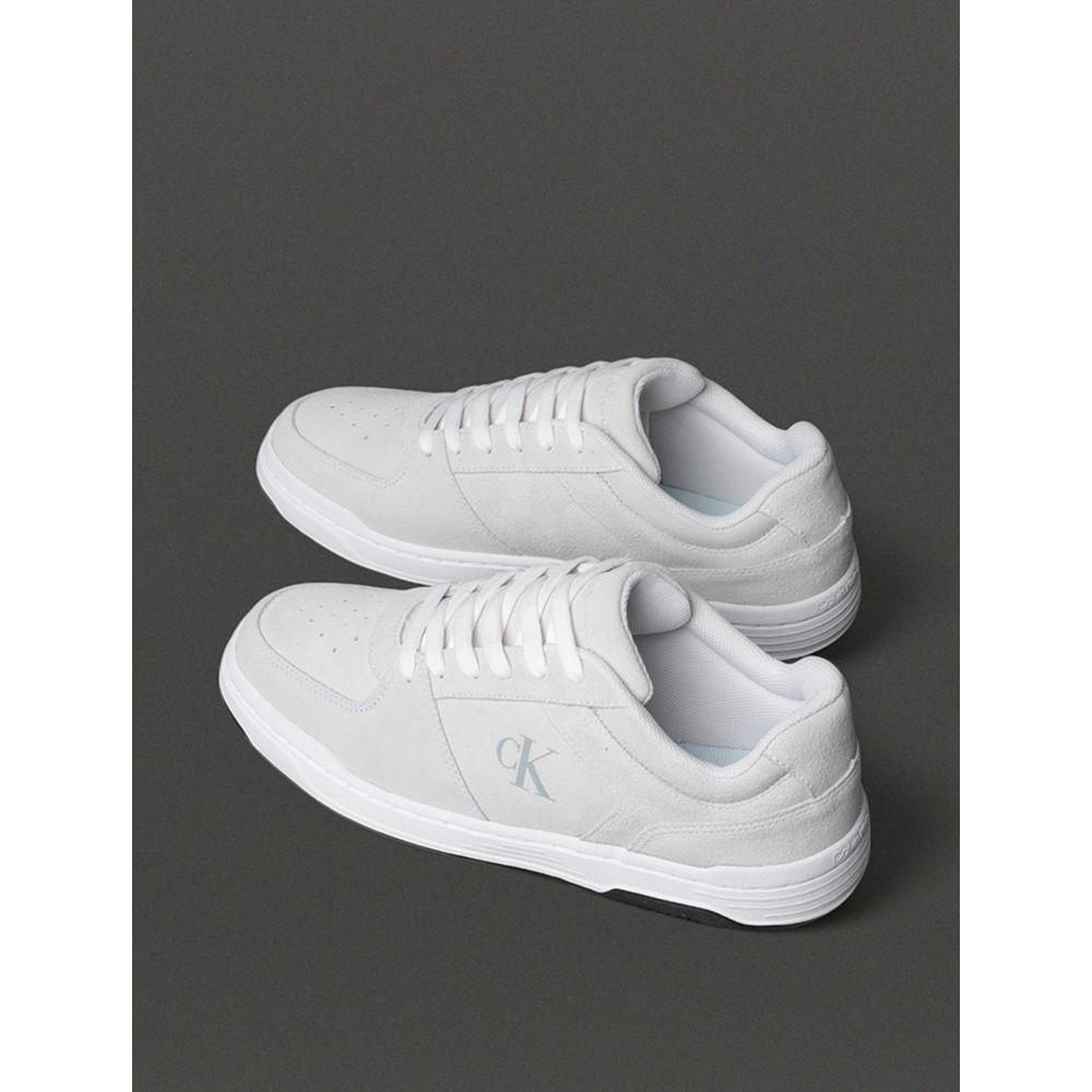 Tênis Masculino Court Camurça Calvin Klein Jeans - Off White - 5