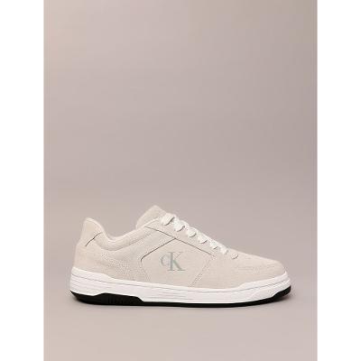 Tênis Masculino Court Camurça Calvin Klein Jeans - Off White