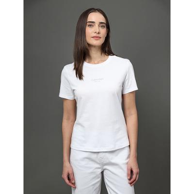 Camiseta Feminina Logo Foil Calvin Klein - Branco