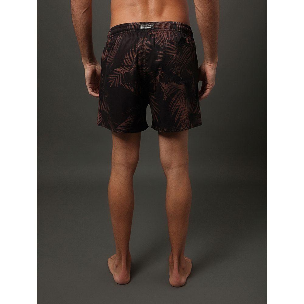 Shorts D'Água Masculino Elástico Reticulado Calvin Klein Swimwear - Havana - 2