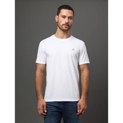 Camiseta Masculina Patch Calvin Klein Jeans - Branco