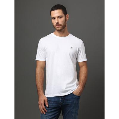 Camiseta Masculina Patch Calvin Klein Jeans - Branco