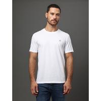 Camiseta Masculina Patch Calvin Klein Jeans - Branco - 1